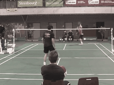 skills badminton GIF