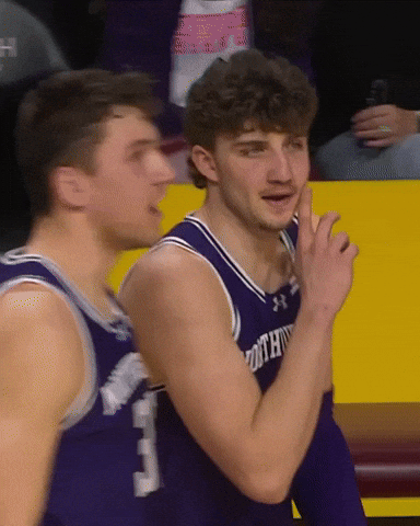 Talking College Basketball GIF by Northwestern Athletics