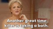 amy sedaris bath GIF by truTV’s At Home with Amy Sedaris