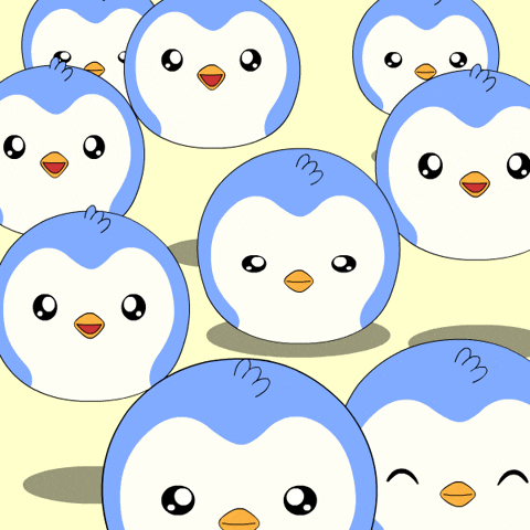 Huddle Up Lets Go GIF by Pudgy Penguins