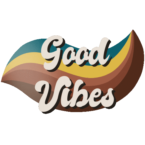 Happy Good Vibes Sticker