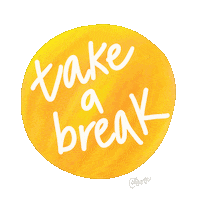 Break Time Rest Sticker by Texas Tech University RISE