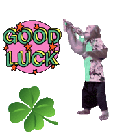 Fun Good Luck Sticker