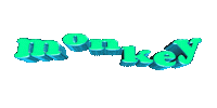 Monkey Sticker by GIPHY Text