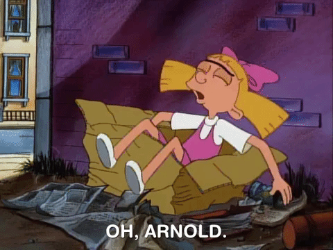 hey arnold nicksplat GIF