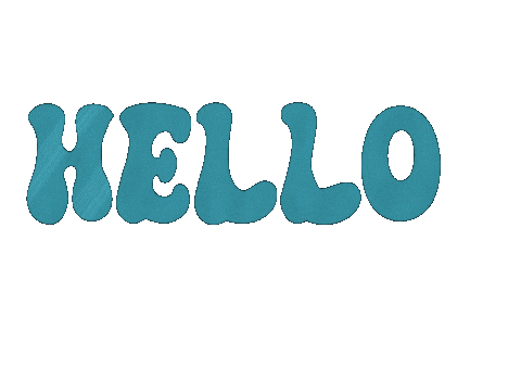 How Are You Hello Sticker by Neeryletters