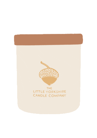 TheLittleYorkshireCandle home natural candle home sweet home Sticker
