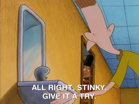 hey arnold nick splat GIF