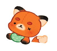 Cute Fox Sticker by Baby Snack Time