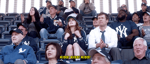 ForeverYoungAdult giphyupload kiss set it up mutual interests GIF