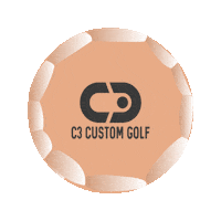 North Carolina Ballmarker Sticker by C3 Custom Golf