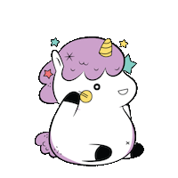 imagination fatunicorn Sticker