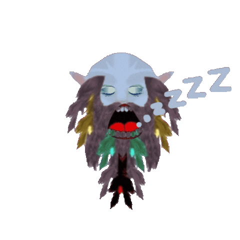 Sleepy Boa Noite Sticker by Multiverso do Gnomo Nhyin