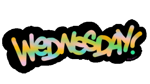 Wednesday Mercredi Sticker