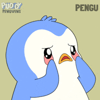 Scared Oh No GIF by Pudgy Penguins