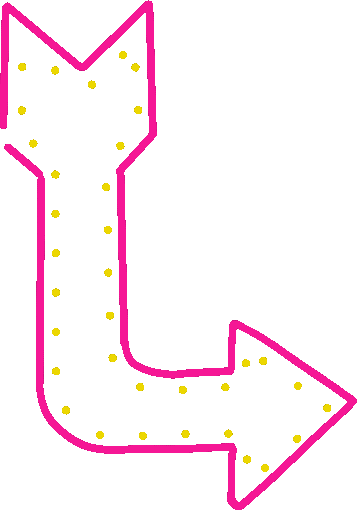 Instagram Arrow Sticker