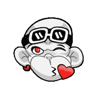 Puss Love Sticker by Zhot Shop