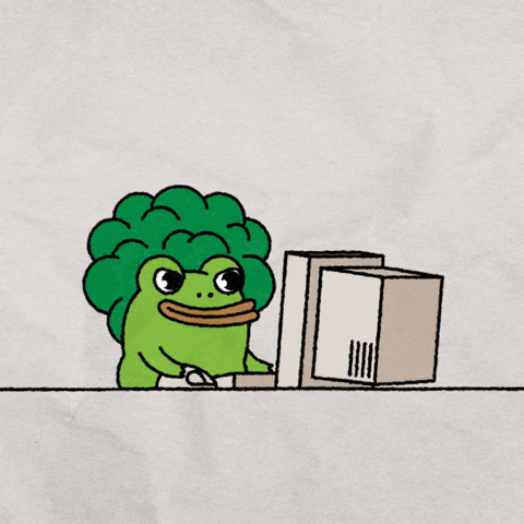 froccoli meme crypto thumbs up silly GIF