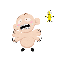 Scared Cartoon Sticker by Creative Hatti