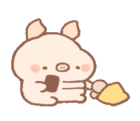 Pig Piggy Sticker by BREAD TREE