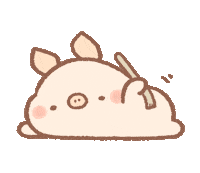 Pig Piggy Sticker by BREAD TREE