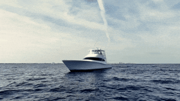 GemluxFishing ocean fishing yacht atlantic GIF