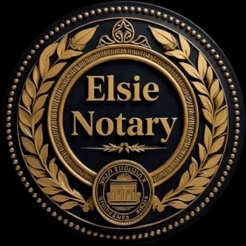 Notaria GIF by Elsie Notary