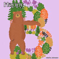 Happy February GIF by Maria Johnsen