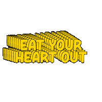 Eatyourheartout Sticker by Bubblegumclub
