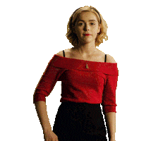 sabrina spellman caos Sticker by Chilling Adventures of Sabrina