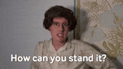 CarlaDelaney scary spooky actress ugh GIF