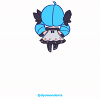 dyamondarts dyamondarts gwen bleh GIF