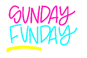 weekend sunday Sticker by All She Wrote Notes