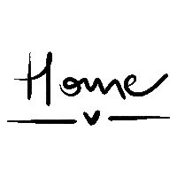 Home Sticker by Maria Chiclé Design