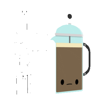 stressed coffee STICKER by imoji