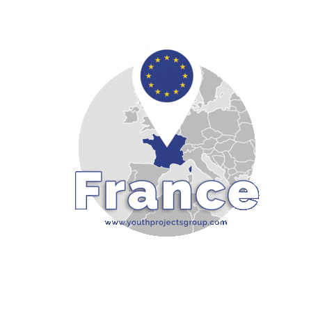 youthprojectsgroup giphyupload france fransa youth projects group Sticker