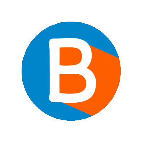 Orange Abc Sticker