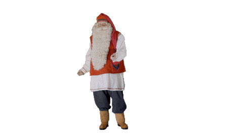 Santa Claus Christmas Sticker by The Elves!