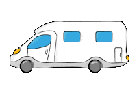 Camping On Tour Sticker by _wecg