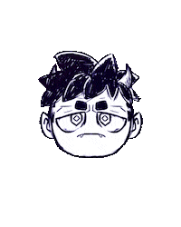 carzacomic dark rawr demon DEN Sticker