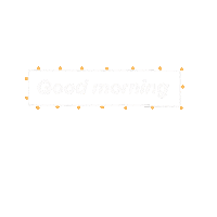 moliegraph light goodmorning square molie Sticker