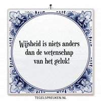 Wijsheid Spreuk GIF by Tegelspreuken.nl
