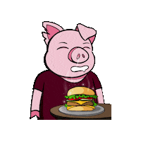 Vegan Burger Sticker