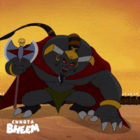 Dark Lord Monster GIF by Chhota Bheem