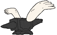 Bird Flying Sticker by YK Animation Studio