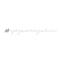 Typography Yoga Sticker by Namastechen