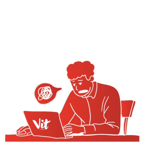 Work From Home Stress Sticker by minumvit