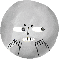 Emoji Lua Sticker by Midia Clips