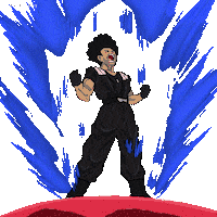Angry The Weeknd Sticker