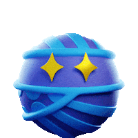 3D Star Sticker by Zack Ritchie